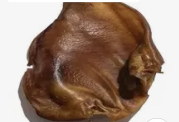 Whole Pig Ear Dog Chew 5-7" \| Single Ingredient Bulk Resale